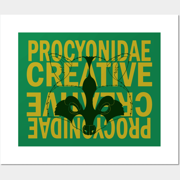 Procyonidae Creative Wall Art by ProcyonidaeCreative